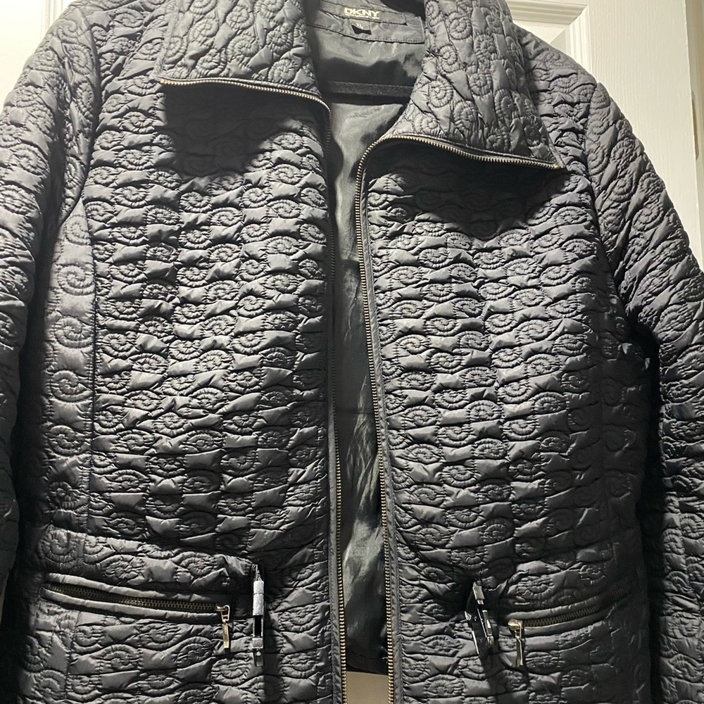 Women black jacket .